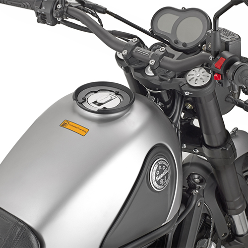 Soporte de depósito para bolsas de depósito TANKLOCK para Benelli 502 C (Bj.19-) Givi