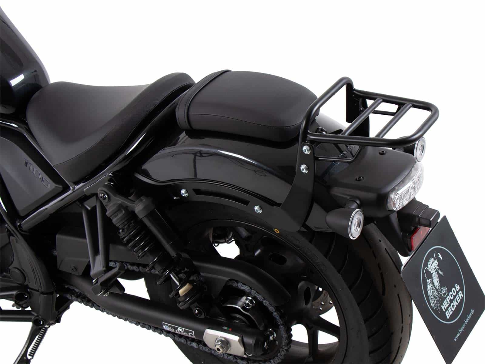 Portaequipajes tubular negro para Honda CMX 1100 Rebel /DCT (21-24) Hepco & Becker