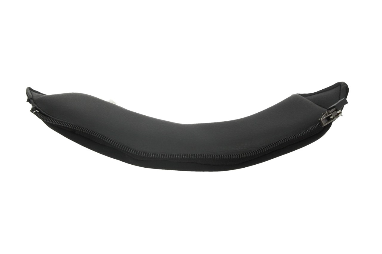 Almohadilla cervical Helmo Milano, negra, con cremallera, lavable