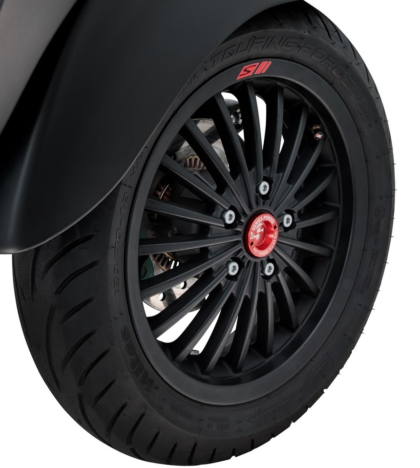 Guardapolvo delantero de 13" para Vespa GTS/GTS Super/GTV/GT 125-300ccm, rojo