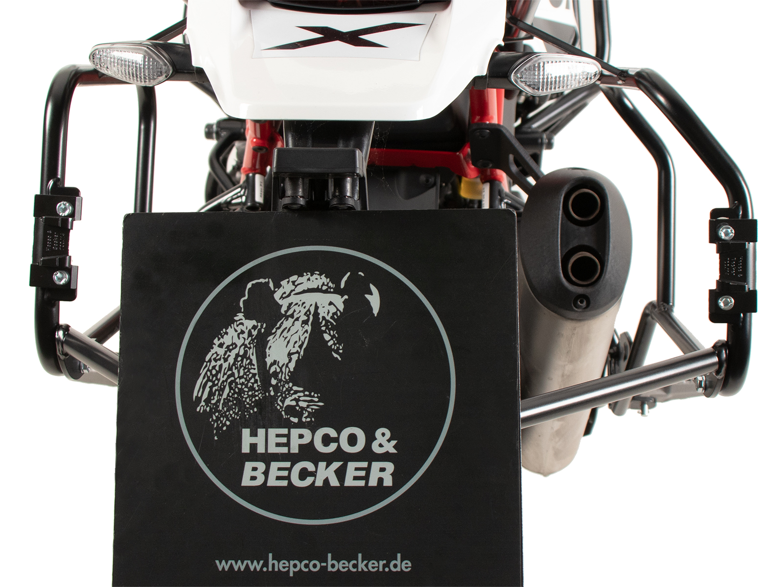 Recorte portamaletas lateral para Ducati Desert X Rally (24-) Hepco & Becker