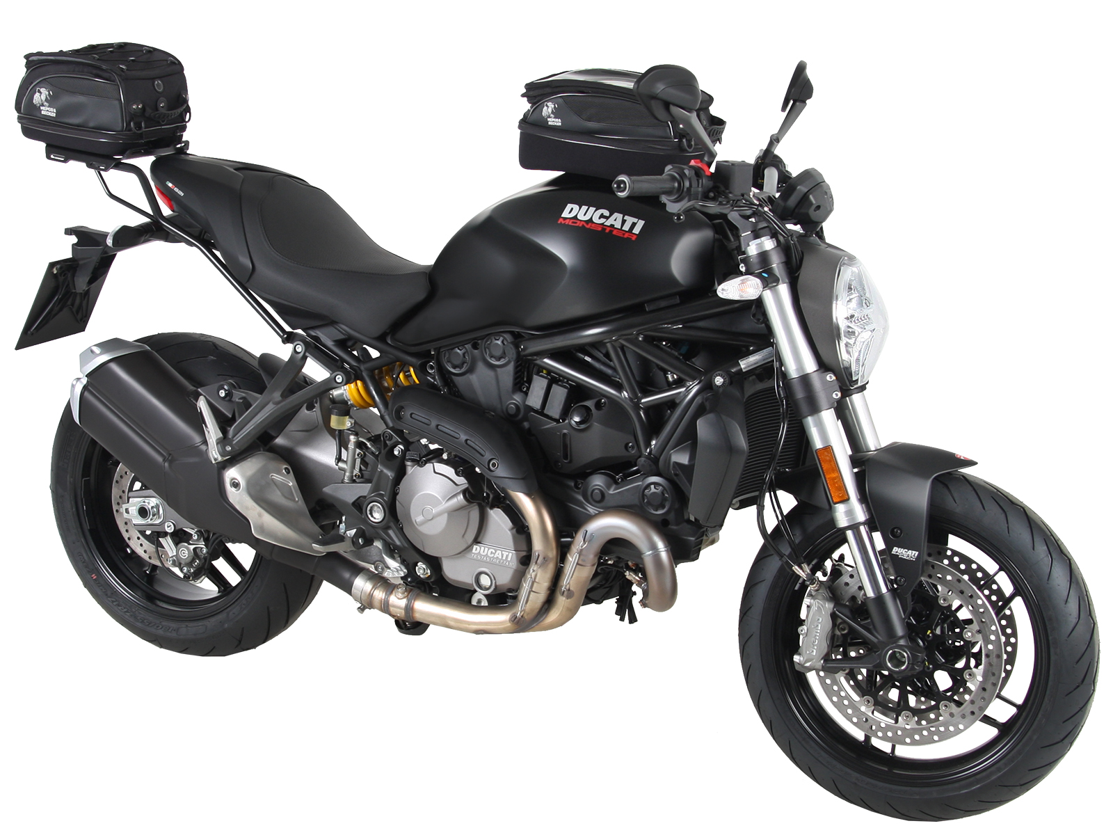 Soporte trasero Smartrack negro para Ducati Monster 821 (18-20) Hepco & Becker