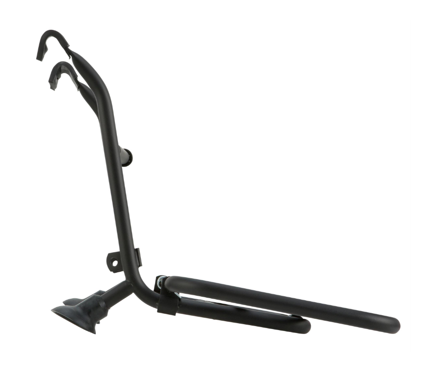 Portaequipajes delantero para Vespa PX 80-200cc, plegable, negro