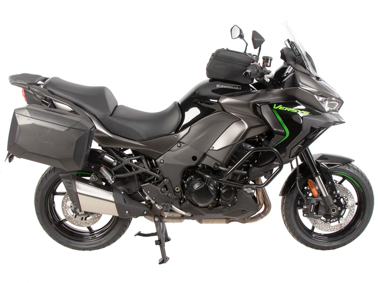 Soporte lateral C-Bow negro para Kawasaki Versys 1100 /SE (25-) Hepco & Becker