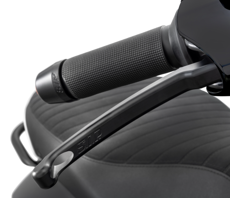 Contrapesos de manillar izquierda/derecha para Vespa Primavera/Sprint/ET/LX/LXV/S, negro mate