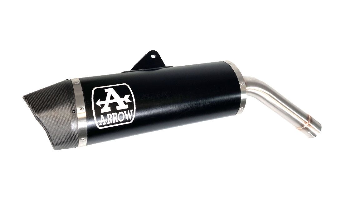ARROW MAXI RACE TECH escape para BMW F850GS 2018-, aluminio, negro