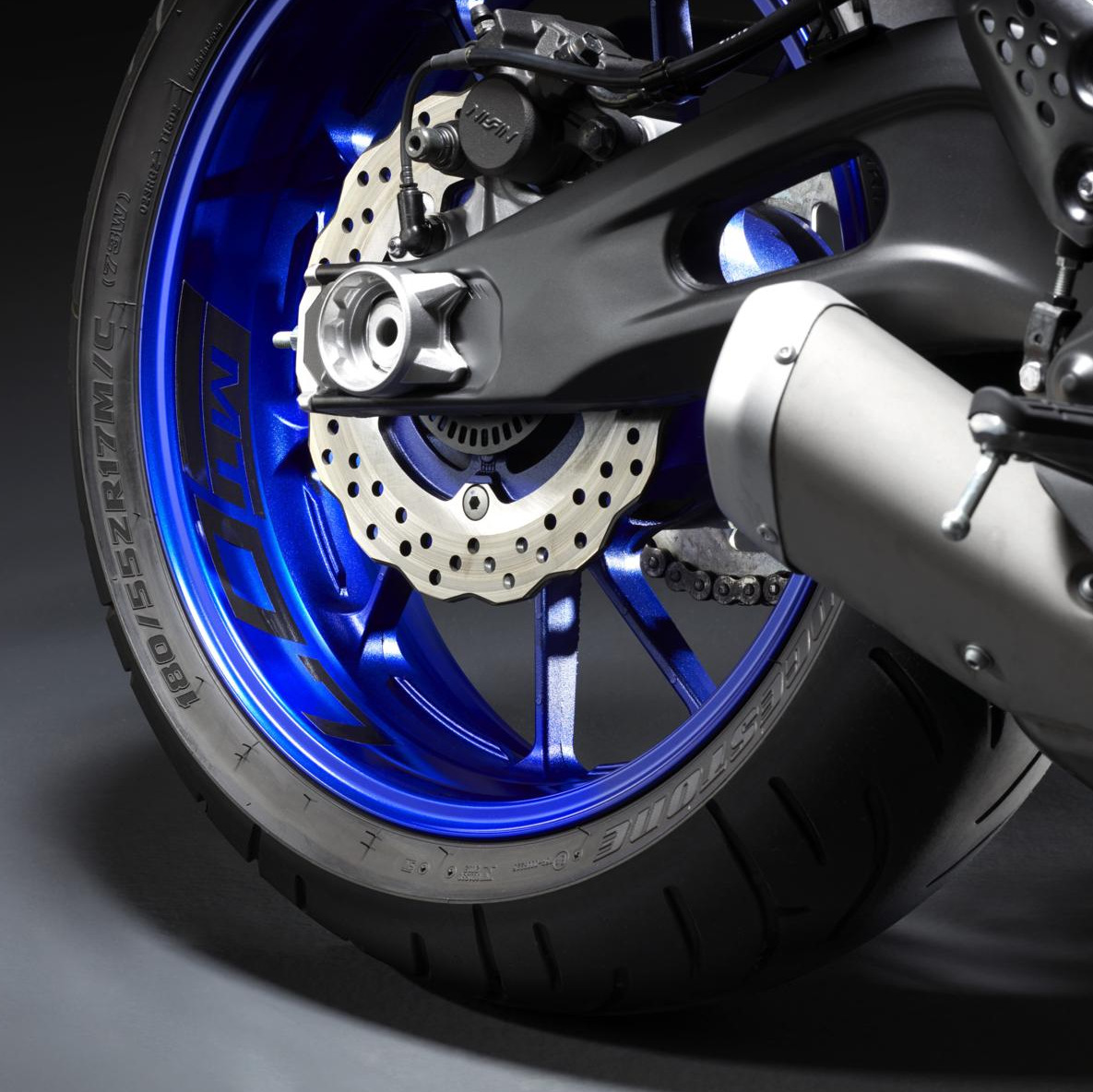 Adhesivo reflectante para llanta trasera para MT-07 (Bj.21-) Original Yamaha