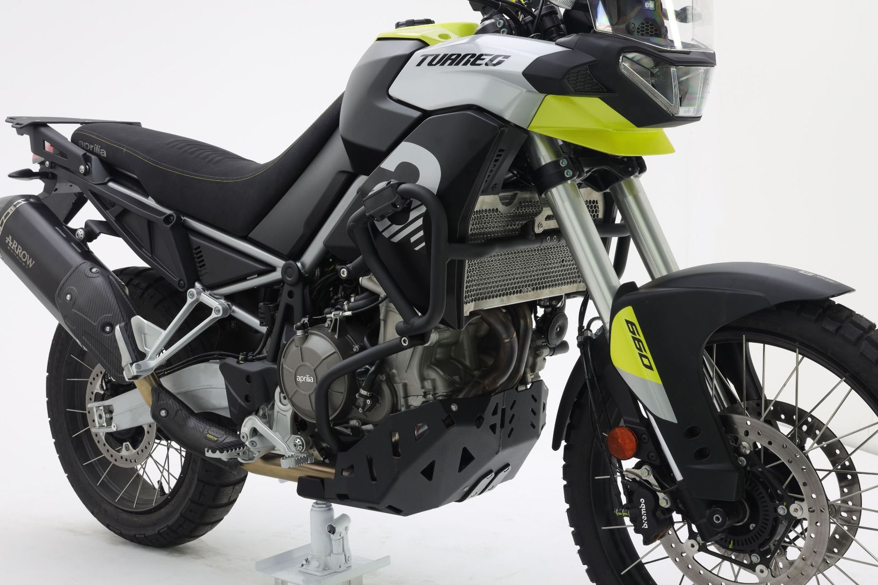 Barra de choque negra para Aprilia Tuareg 660