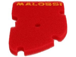Elemento de filtro de aire Malossi, estándar de esponja roja