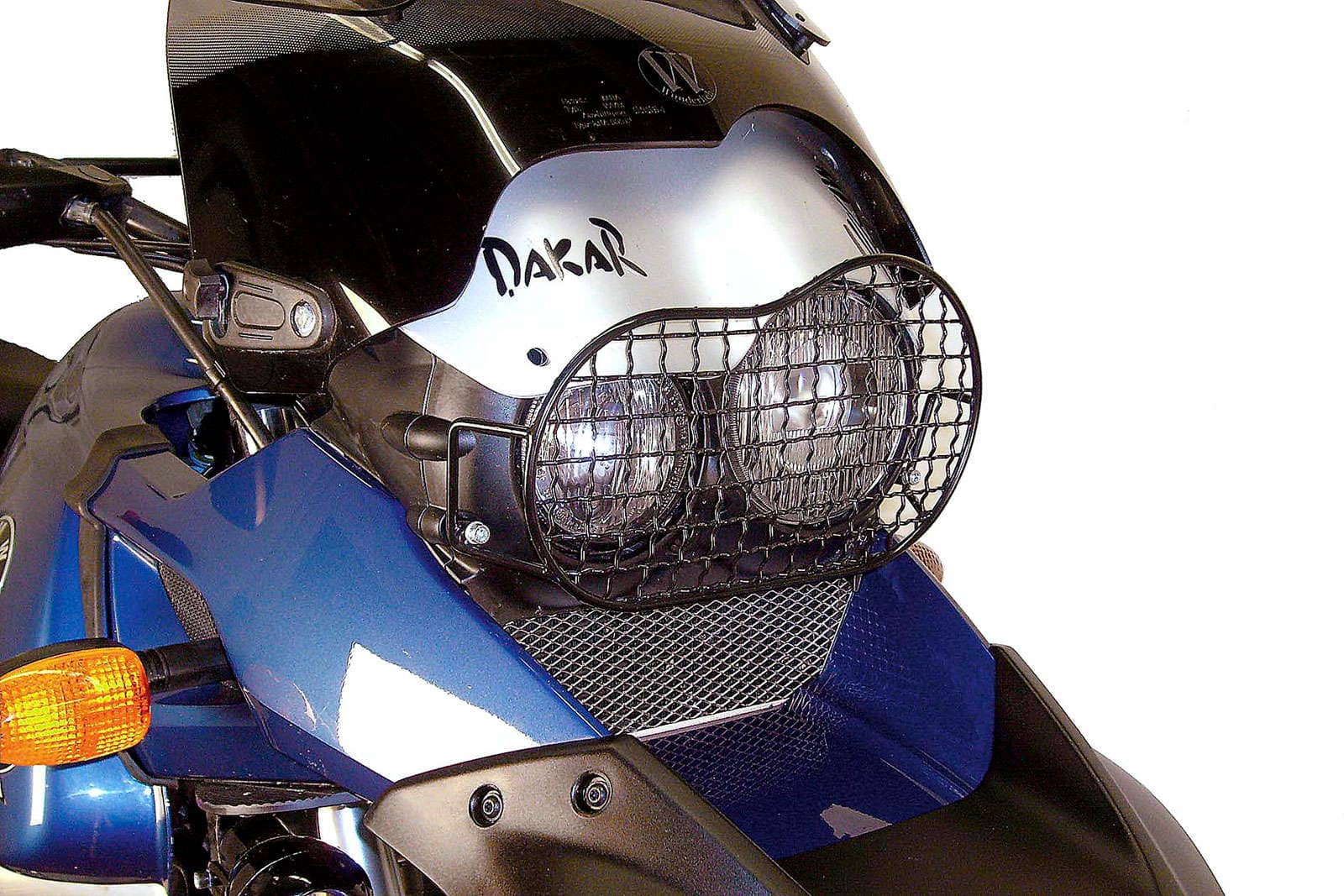 Protector de faros negro para BMW R 1150 GS (00-04)/Adventure (01-05) Hepco & Becker