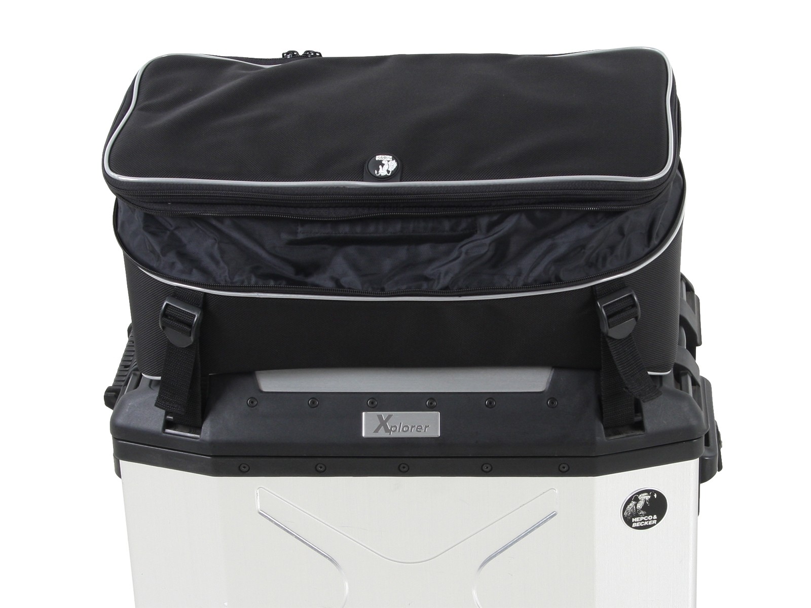 Bolsa superior para maleta lateral Xplorer 40 tapa (12-19L) Hepco & Becker