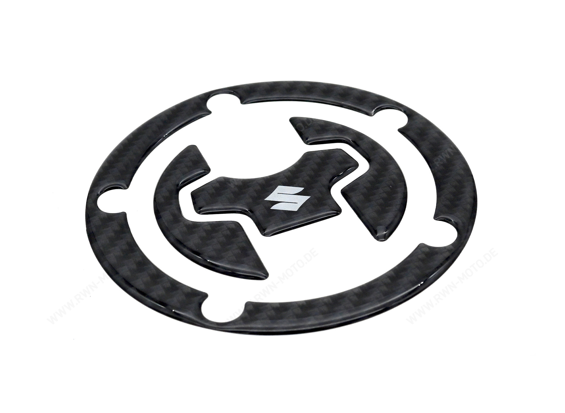 Protector del tapón del depósito (carbono) Suzuki GSX-8S / V-Stom 800 2023- Accesorios originales