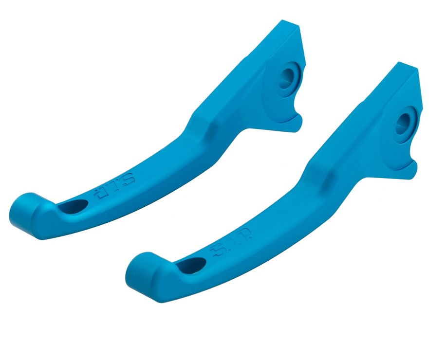 Juego de manetas de freno Sport Shorty para Vespa, derecha e izquierda, azul mate