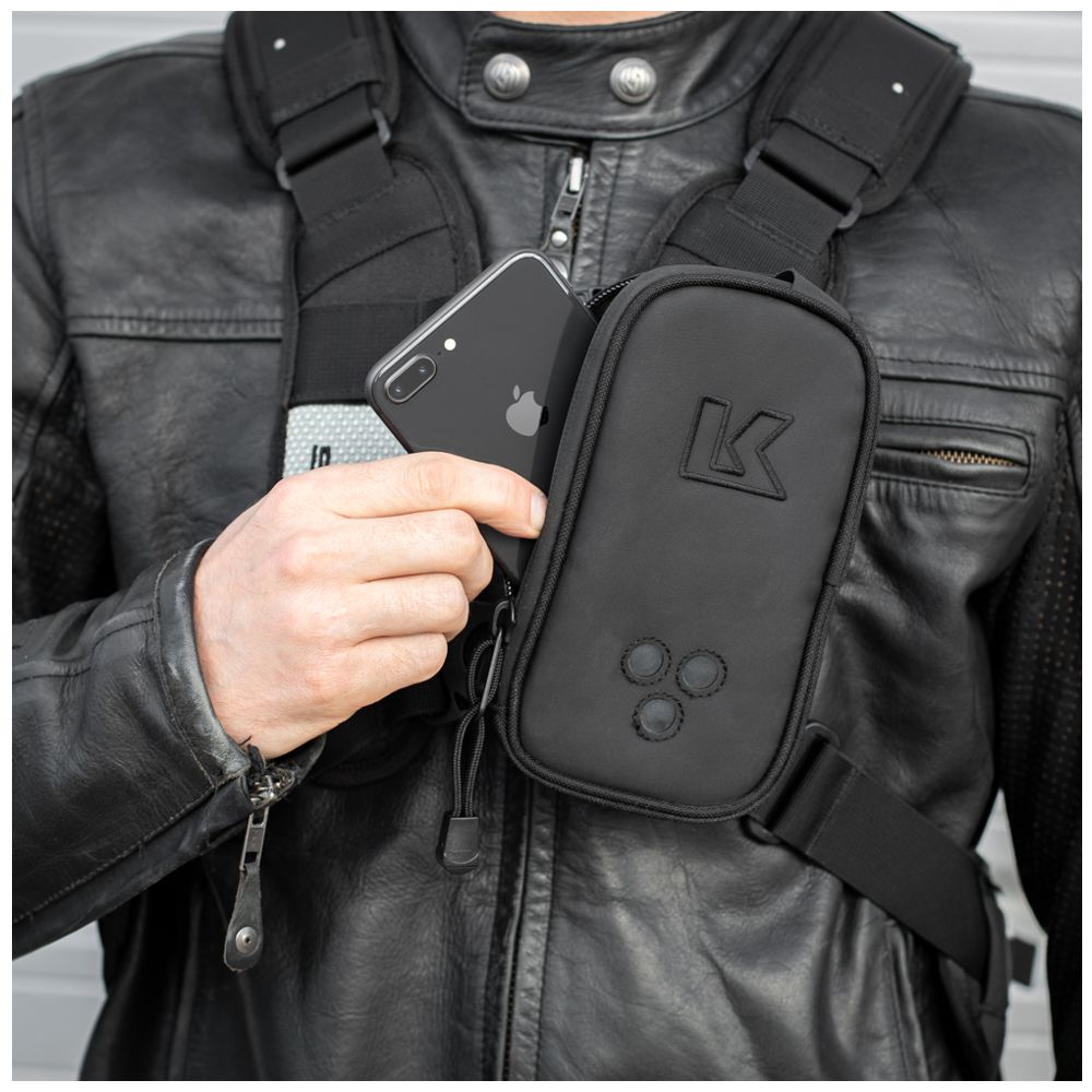 Bolsillo del arnés Kriega XL (cremallera derecha)