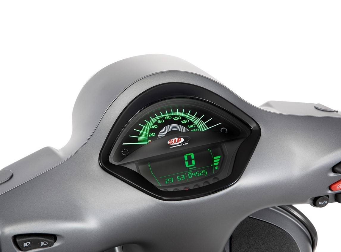 Cuentavueltas/cuentakilómetros para Vespa GTS/GTS Super 300cc FL ('14-), negro