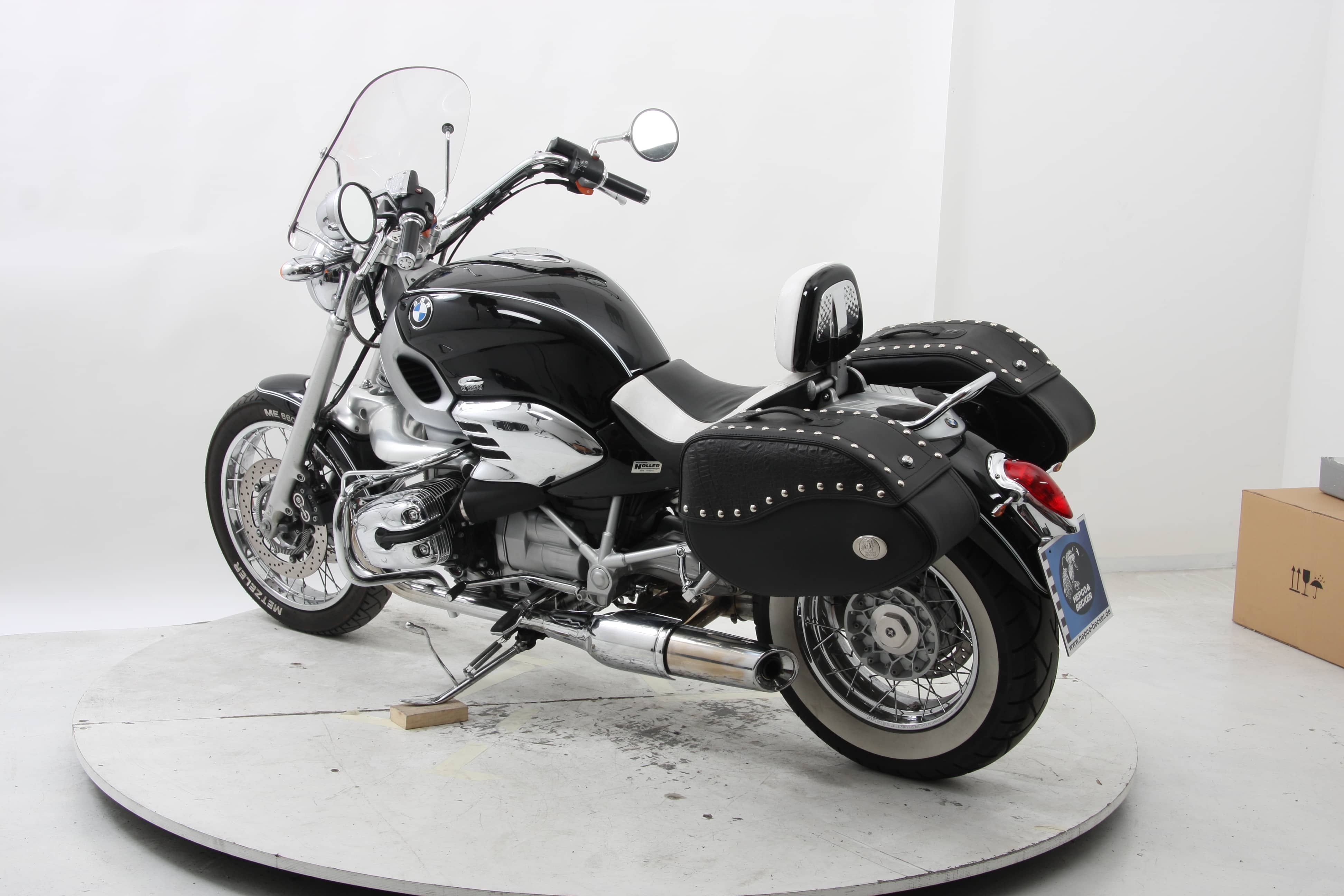 C-Bow soporte lateral cromado para BMW R 850 C (00-04)/R 1200 C (97-04) Hepco & Becker