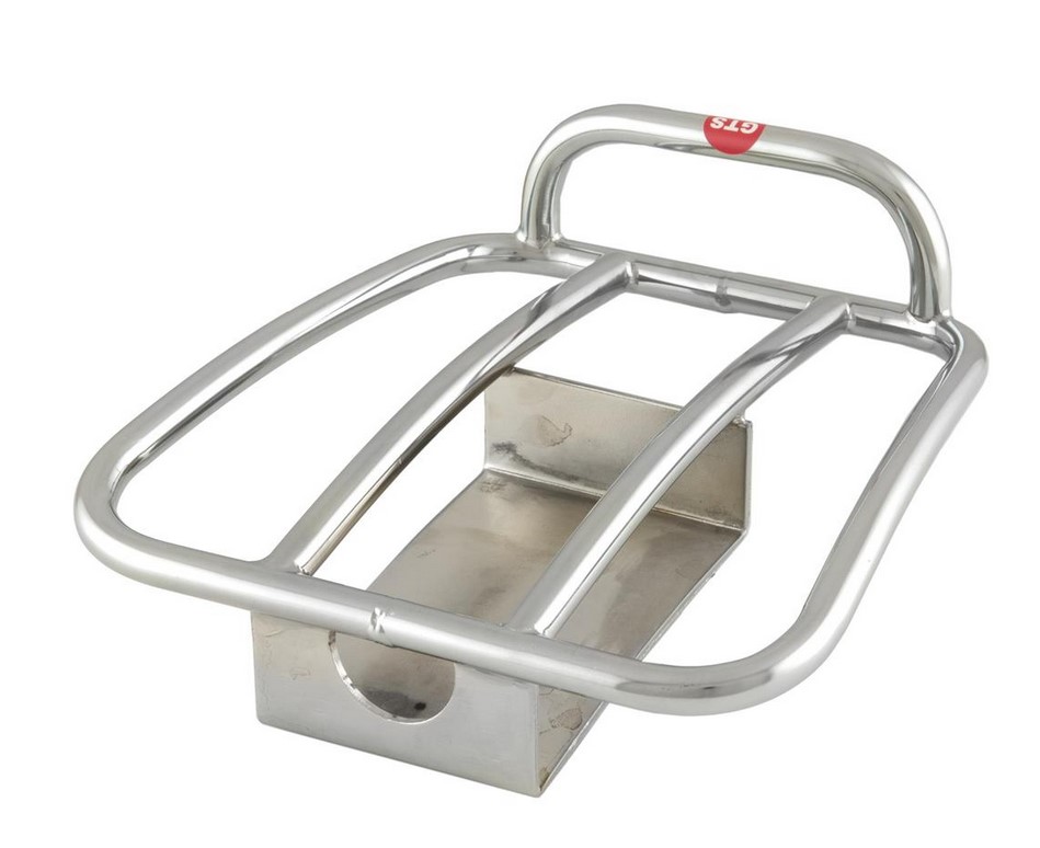Portaequipajes trasero años 70 para Vespa GTS/GTV/GT 125-300cc 4T LC, cromado