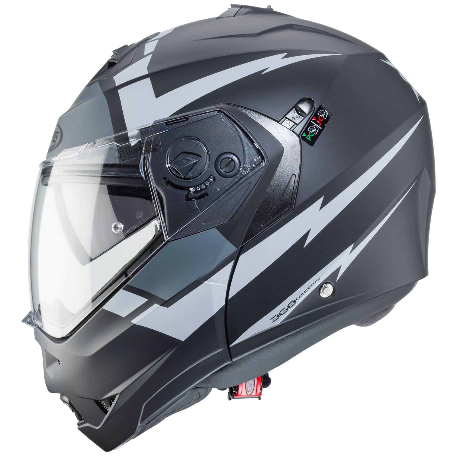 Casco Caberg Duke II Kito, negro mate/antracita