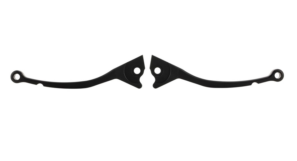Juego de palanca de freno ZELIONI para Vespa, derecha e izquierda, negro mate