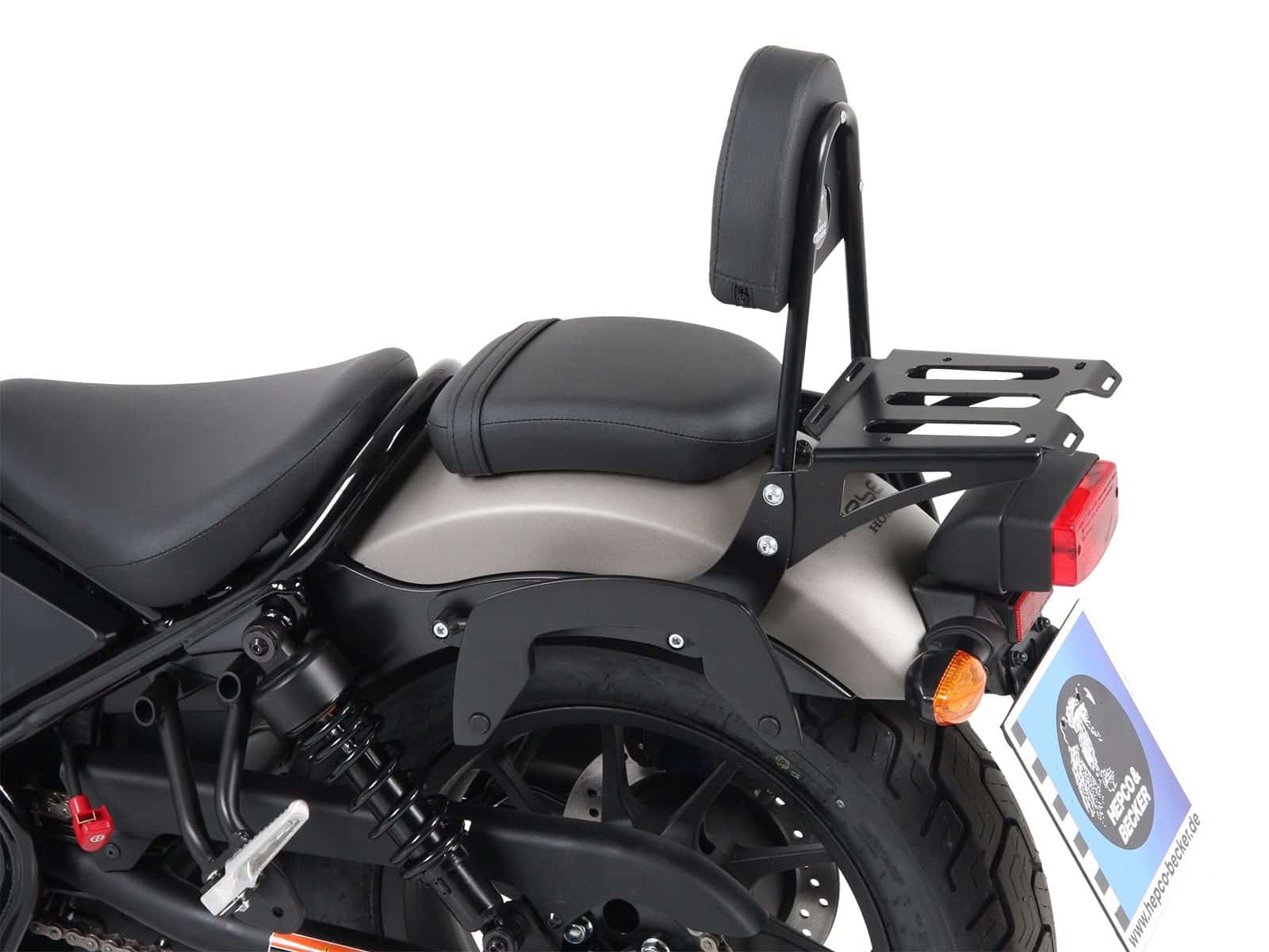 Soporte lateral C-Bow negro para Honda CMX 500 Rebel (17-) Hepco & Becker