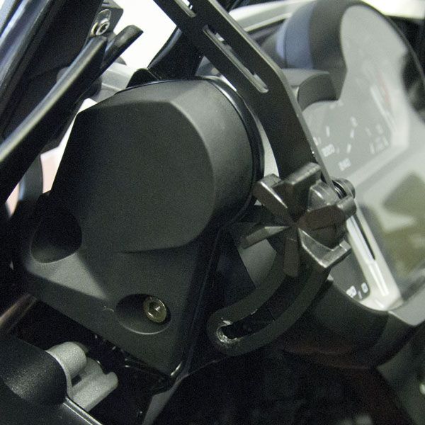 Refuerzo de parabrisas para BMW R 1200 GS LC /Adventure LC, R 1250 GS, negro