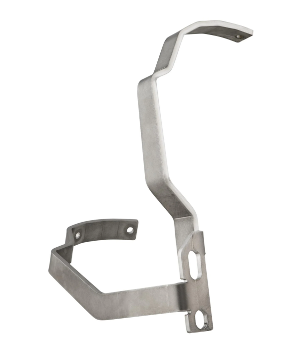 Soporte guardabarros 2.0 Garelli para Vespa PX 80-200ccm, acero inoxidable cepillado