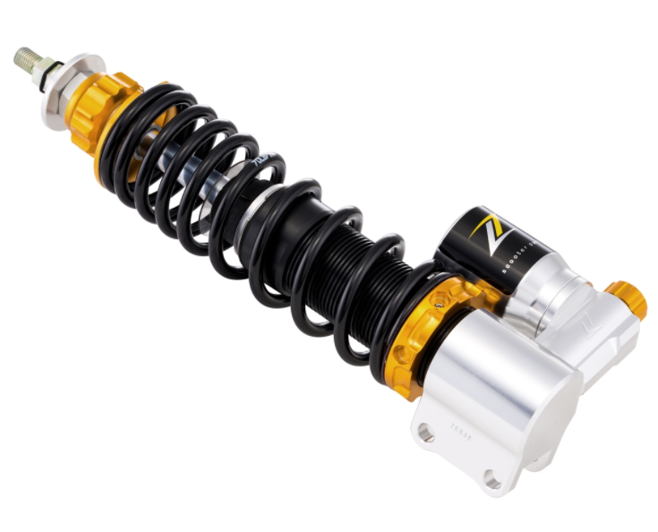 Amortiguador "Black Edition", delantero para Vespa Primavera/Sprint 50 -150cc ('17-), plata/naranja/negro