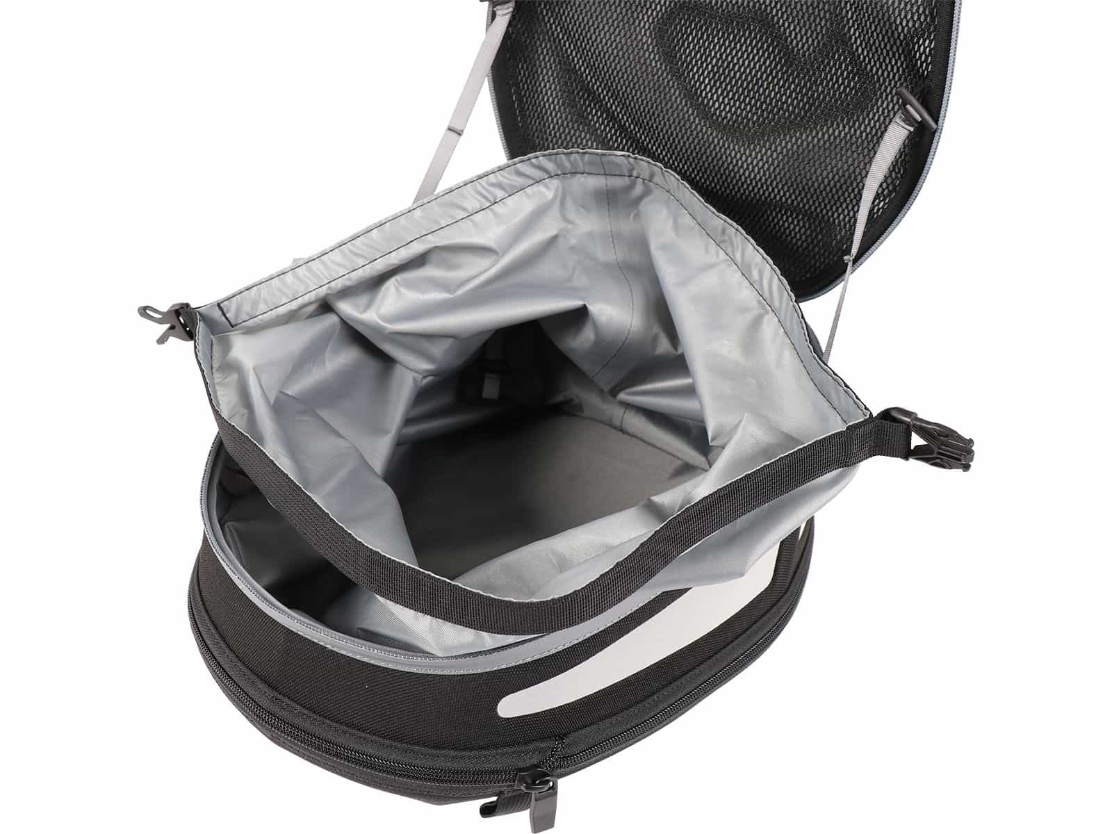 Bolsa trasera Royster Rearbag Sport negro/gris incl. Fijación básica Hepco & Becker