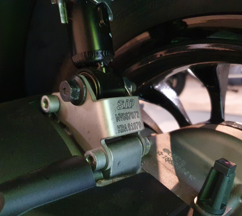 Adaptador para bajar amortiguador, trasero para Vespa Primavera/Sprint, acero