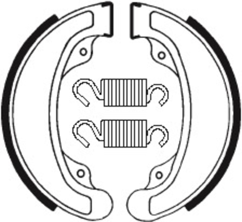 Zapatas de freno orgánicas Tecnium Street - BA058