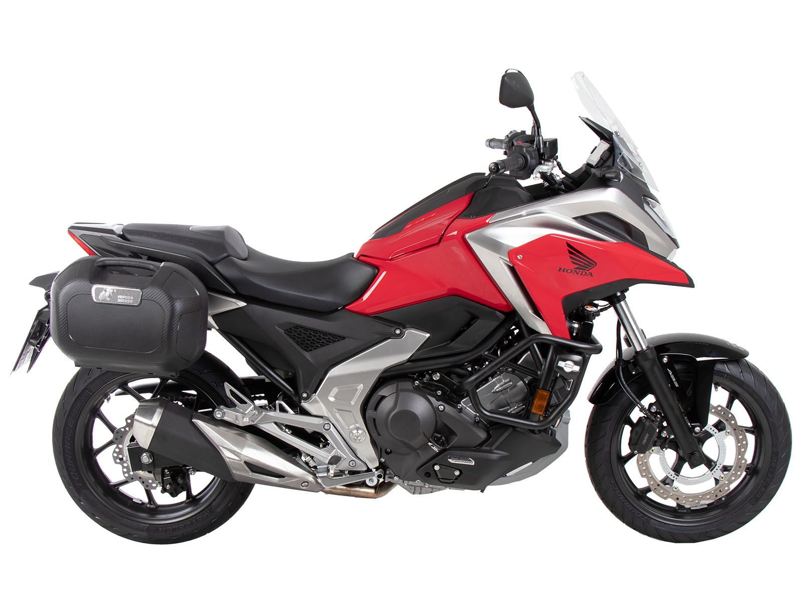 Soporte lateral C-Bow negro para Honda NC 750 X /DCT (21-) Hepco & Becker