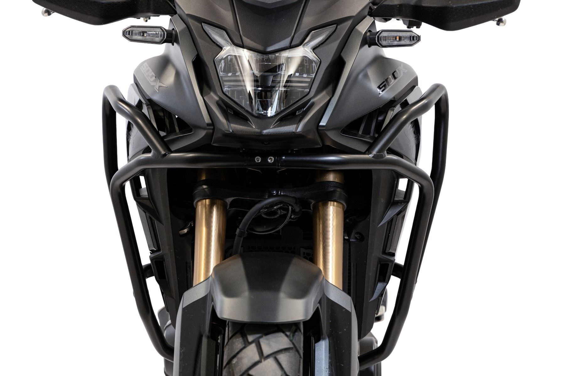 Barra protectora de aluminio, parte superior para Honda CB 500 X, negro