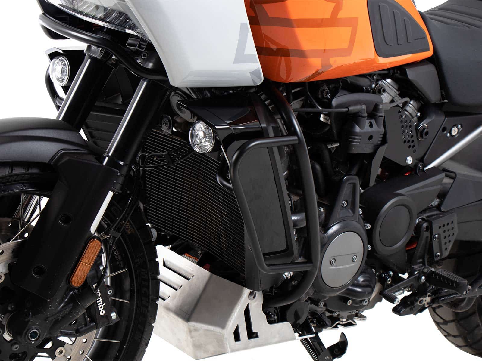 Protector de motor negro para Harley Davidson Pan America 1250 / ST (21-) Hepco & Becker