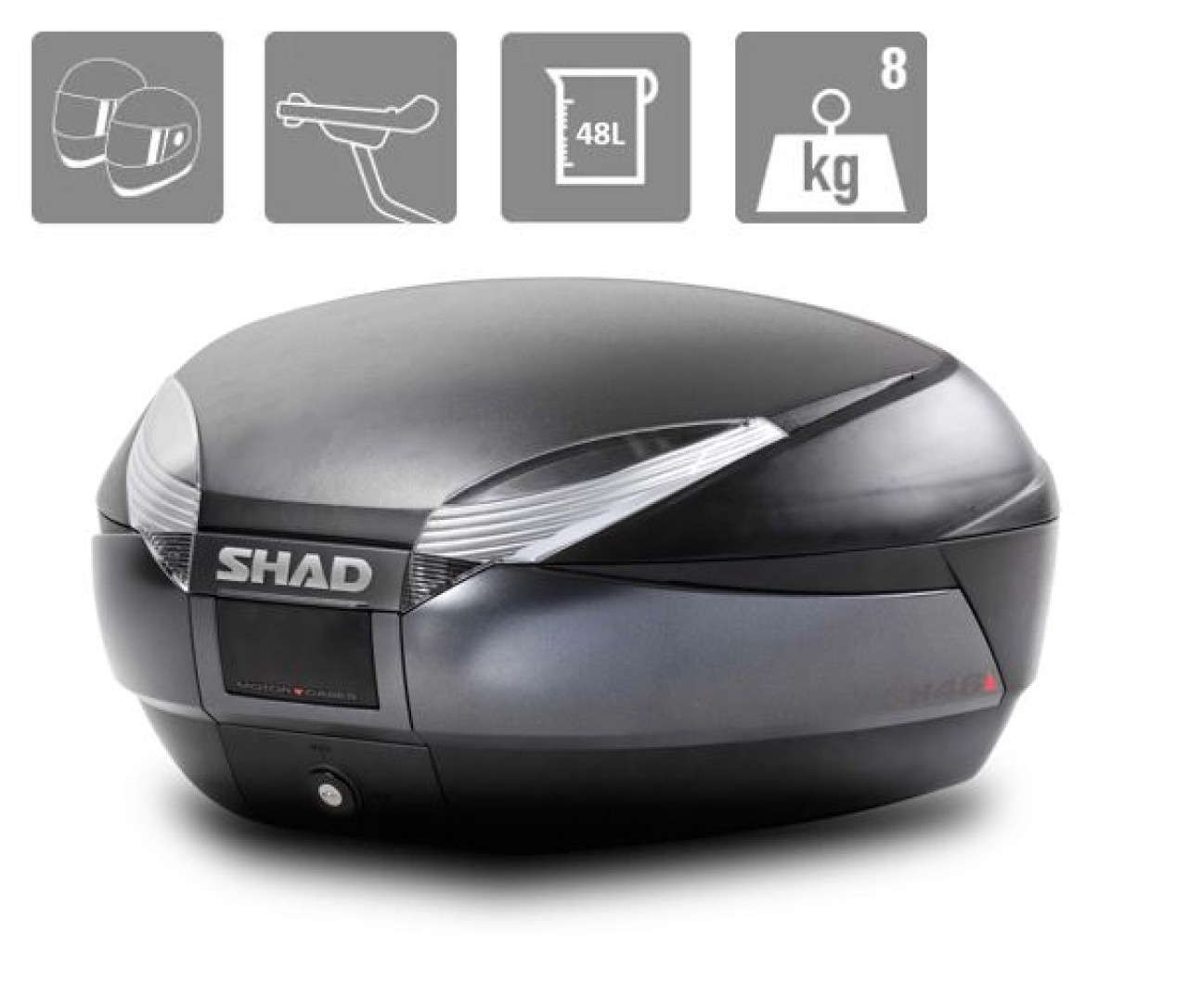 Baúl Shad SH48, gris, 48 l