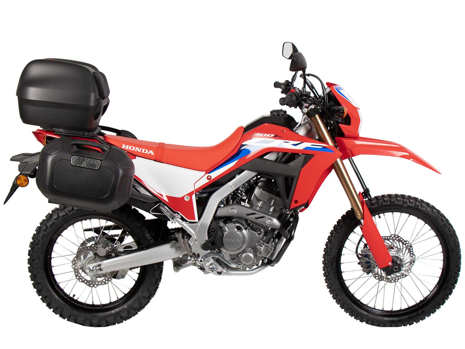 Soporte lateral C-Bow negro para Honda CRF 300 Rally (21-) Hepco & Becker