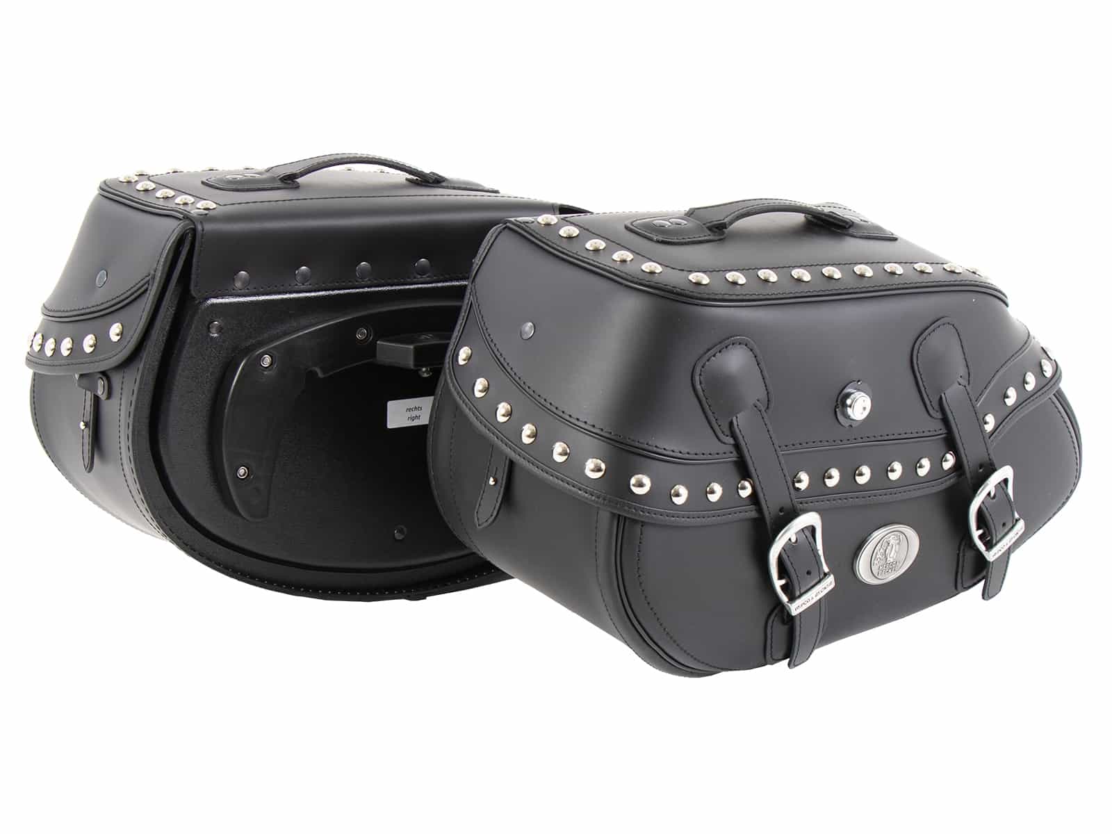 Juego de alforjas Buffalo Big Custom negro para portabultos C-Bow Hepco & Becker