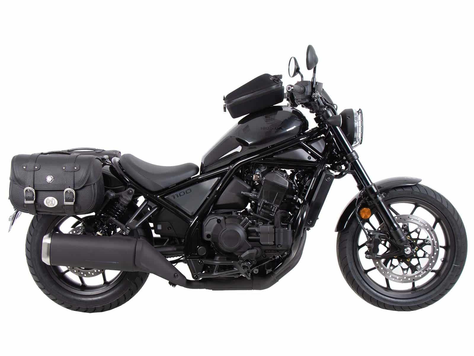 Soporte lateral C-Bow negro para Honda CMX 1100 Rebel /DCT (21-24) Hepco & Becker