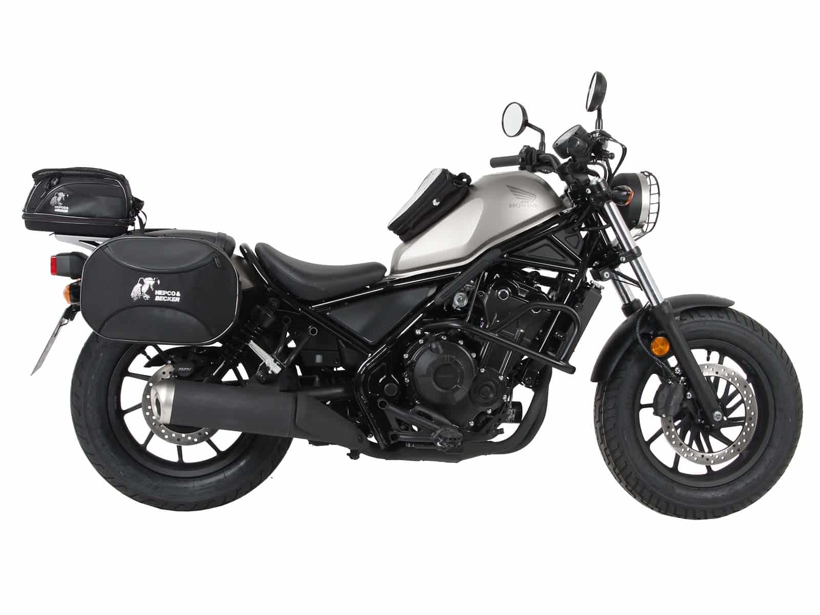 Soporte lateral C-Bow negro para Honda CMX 500 Rebel (17-) Hepco & Becker