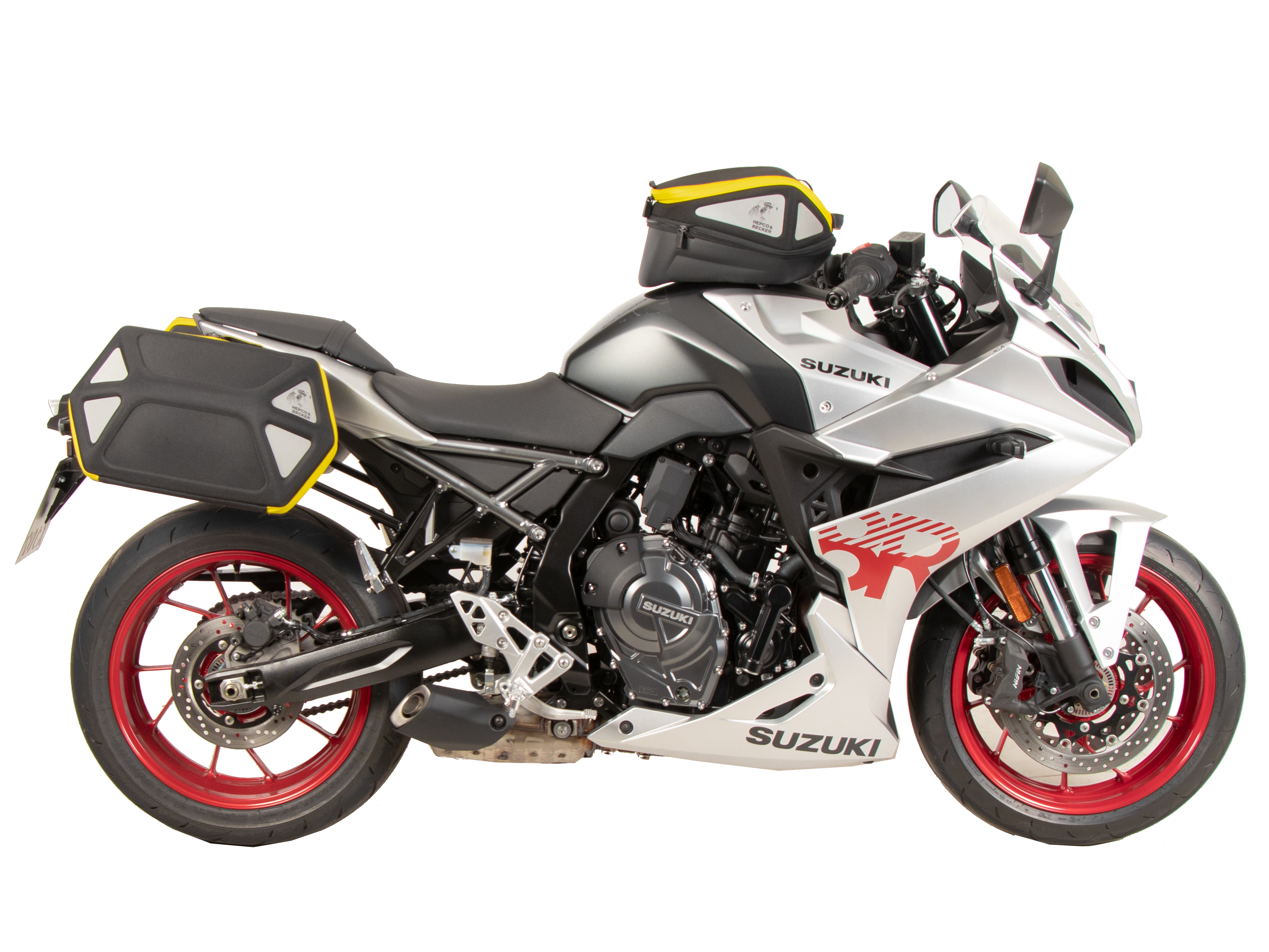Soporte lateral C-Bow negro para Suzuki GSX-8R (24- ) Hepco & Becker