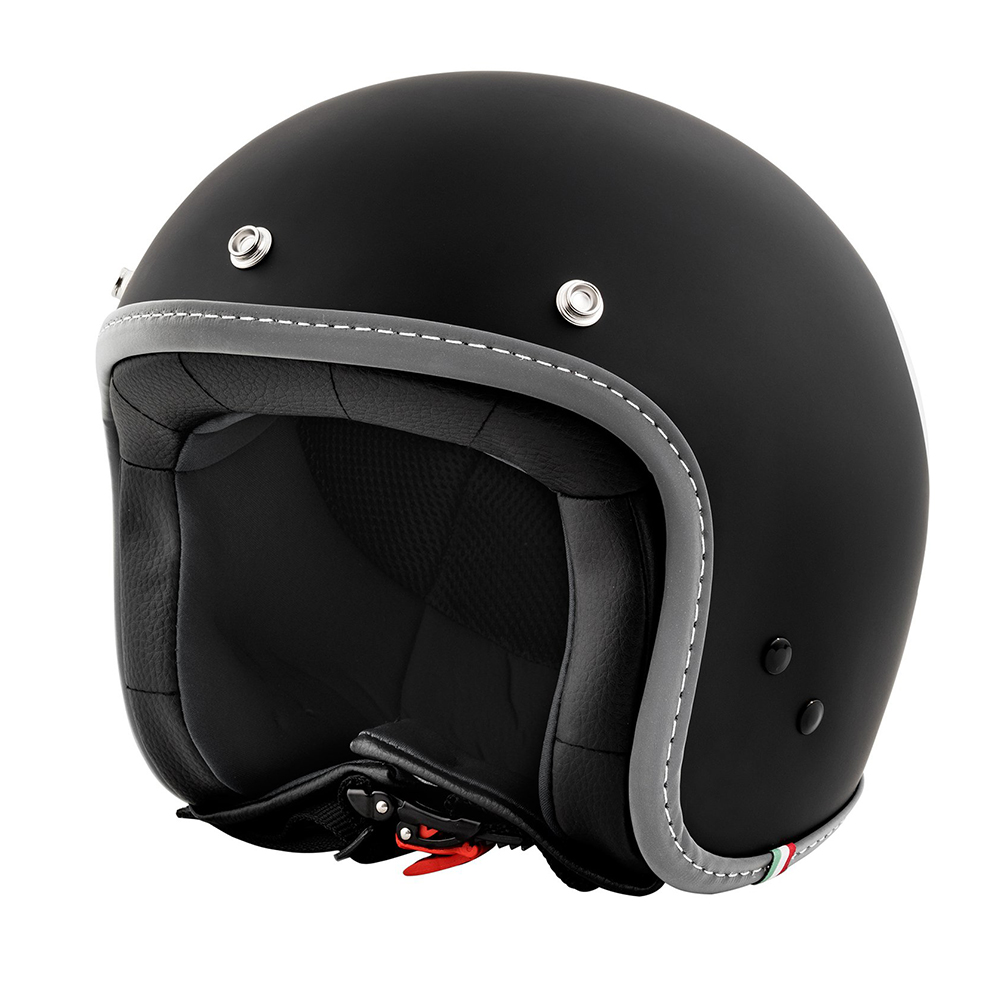 Casco Vespa jet color negro