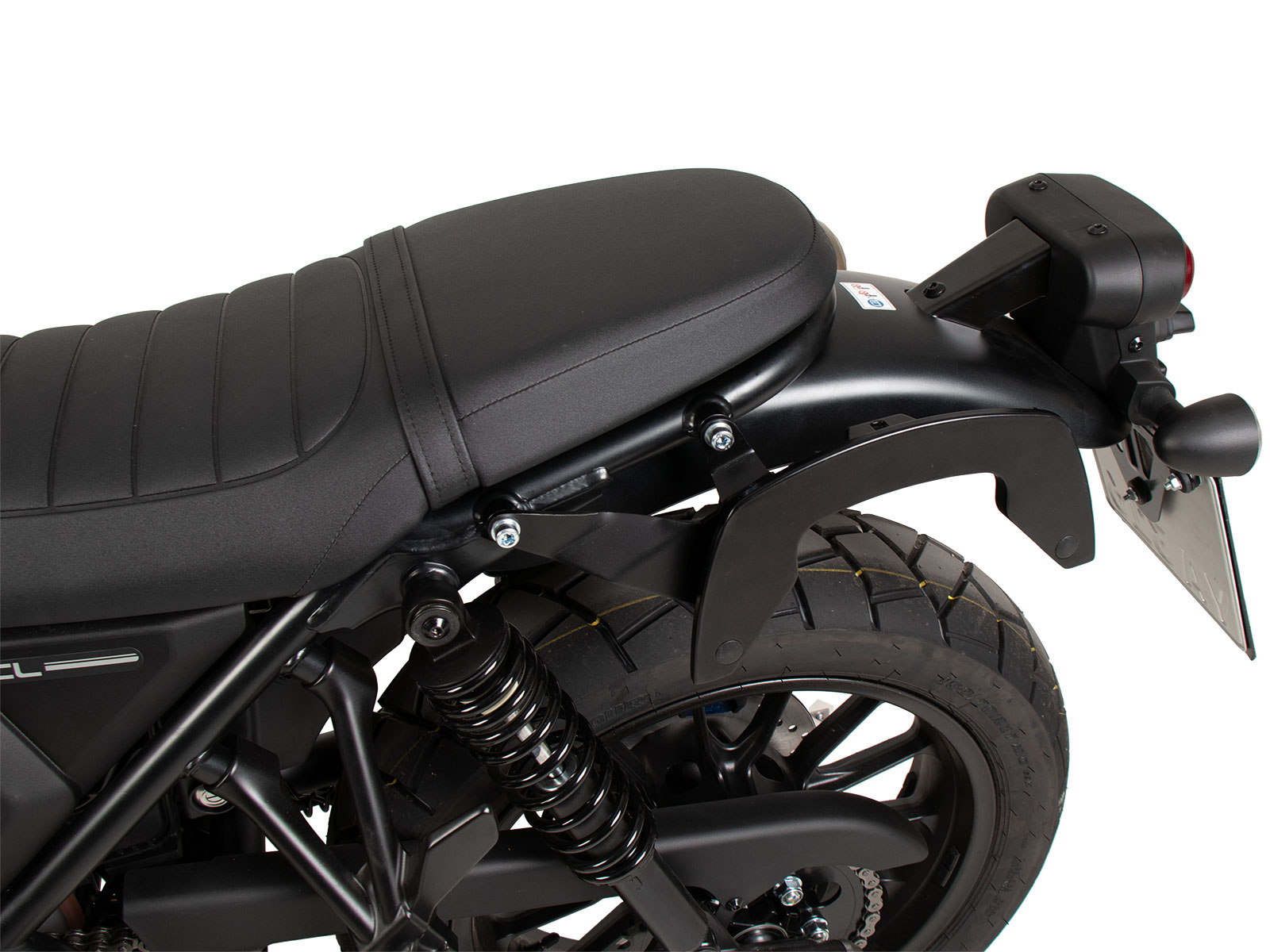 Soporte lateral C-Bow izquierdo negro para Honda CL 500 Scrambler (23-) Hepco & Becker