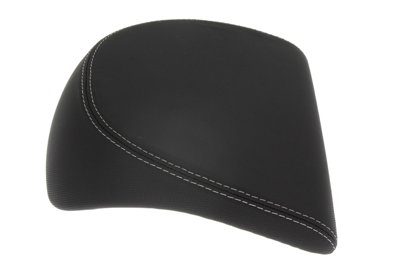 Cojín de respaldo antracita costura negra para Topsase Aprilia SR GT 125 / 200