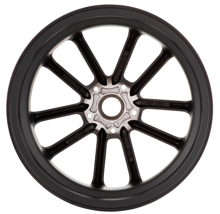 Llanta delantera/trasera 13" para Vespa GTS/GTS Super/GTV/GT 60/GT/GT L 125-300cc, negro/amarillo
