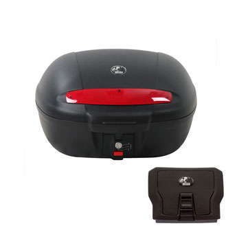 Journey Topcase 50 negro incl. palet de topcase universal para portadores de terceros Hepco & Becker