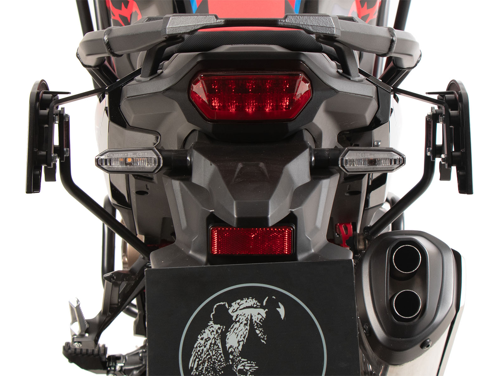 Soporte lateral C-Bow negro para Honda CRF 1100 L Africa Twin (24-) Hepco & Becker