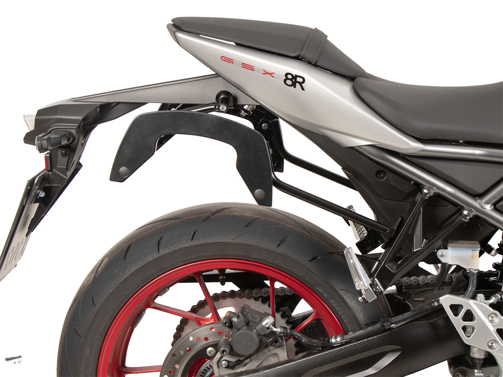 Soporte lateral C-Bow negro para Suzuki GSX-8R (24- ) Hepco & Becker