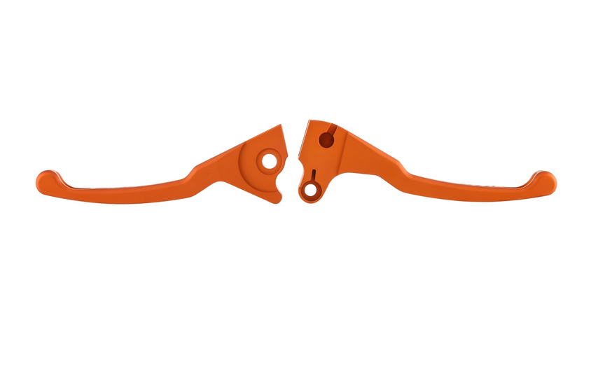 Juego palanca freno Sport Shorty para Vespa LX /LXV /S /Primavera /Sprint 50-150ccm, naranja mate