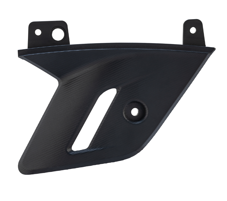 Carenado de horquilla para Vespa GTS/GTS Super 125/300cc (`22-), aluminio, anodizado negro mate