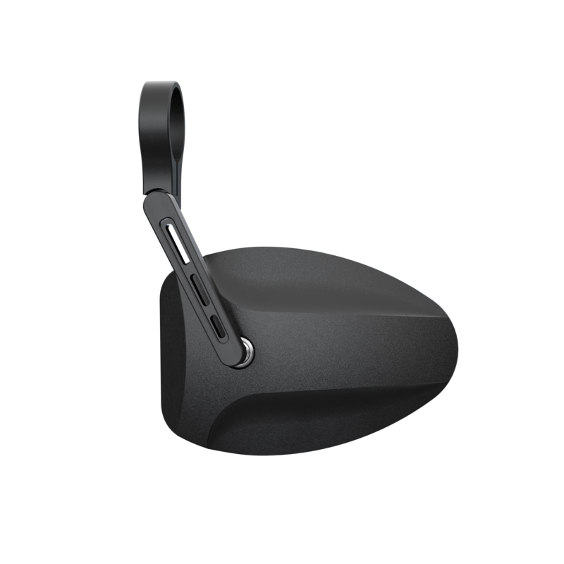 HIGHSIDER pro espejo de manillar Ferrara 2 negro corto (1ud.)