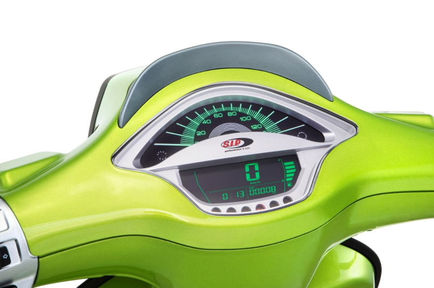 Cuentarrevoluciones/calendario para Vespa Primavera/Sprint 50-150cc 2T/4T AC, plata